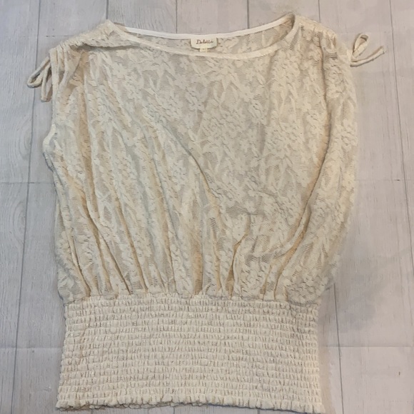 Anthro Delletta Loretta Lace Top - Picture 3 of 7